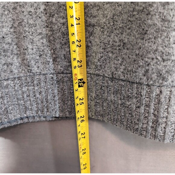 Torrid 1 Super Soft Plush Sweater Women’s 1X Gray V-Neck Long Sleeve Comfy Boho - Picture 8 of 13